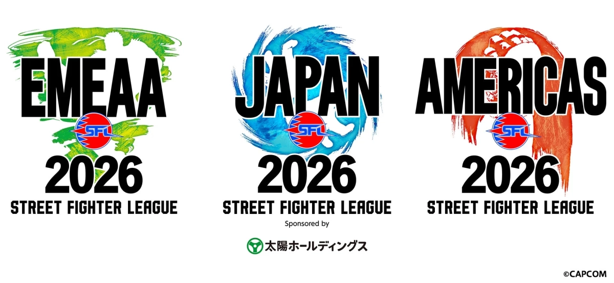 ストリートファイターリーグ各地域ロゴ