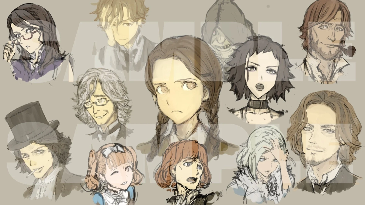 ラフイラストのサンプル