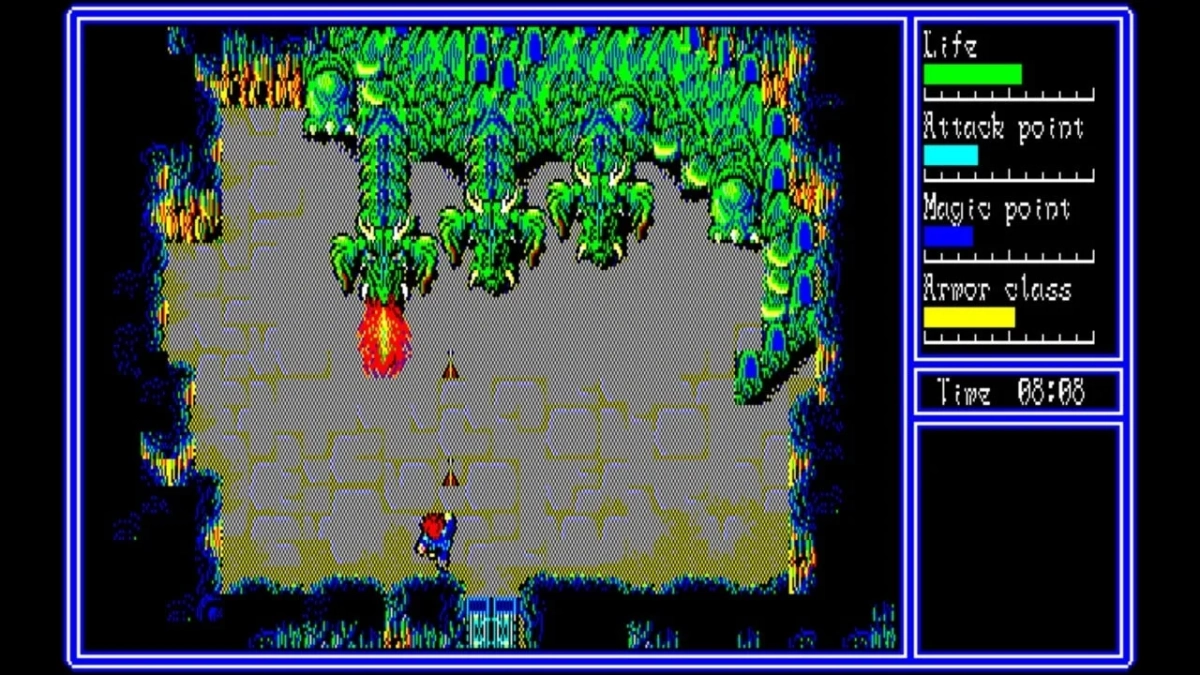 ハイドライド3 S.V. ゲーム画面1