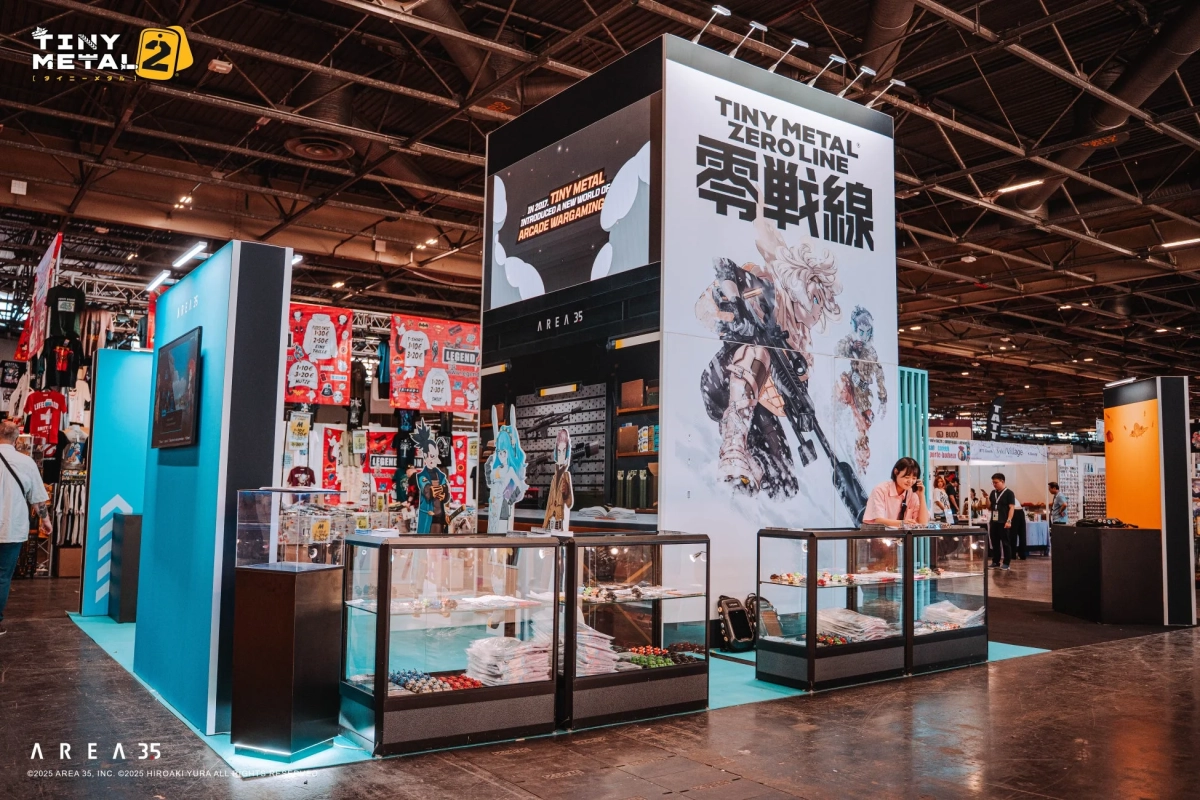 TINY METAL ZERO LINE ブース展示