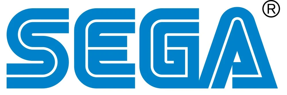 青色で「SEGA」と書かれたロゴマーク