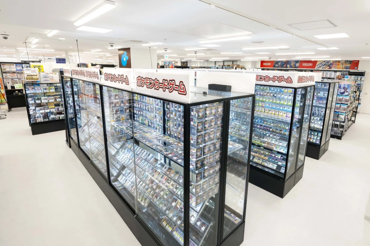 店舗内の商品ディスプレイ