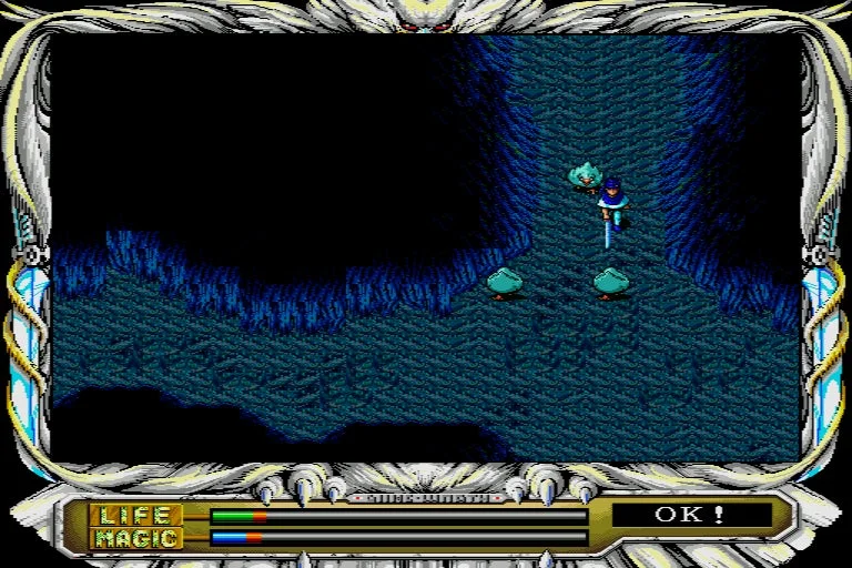 ゲームプレイ画面(戦闘)