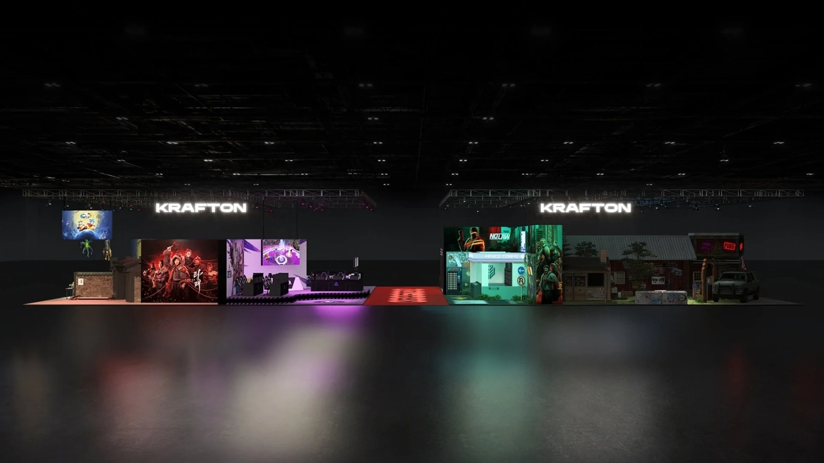 KRAFTONブース全景