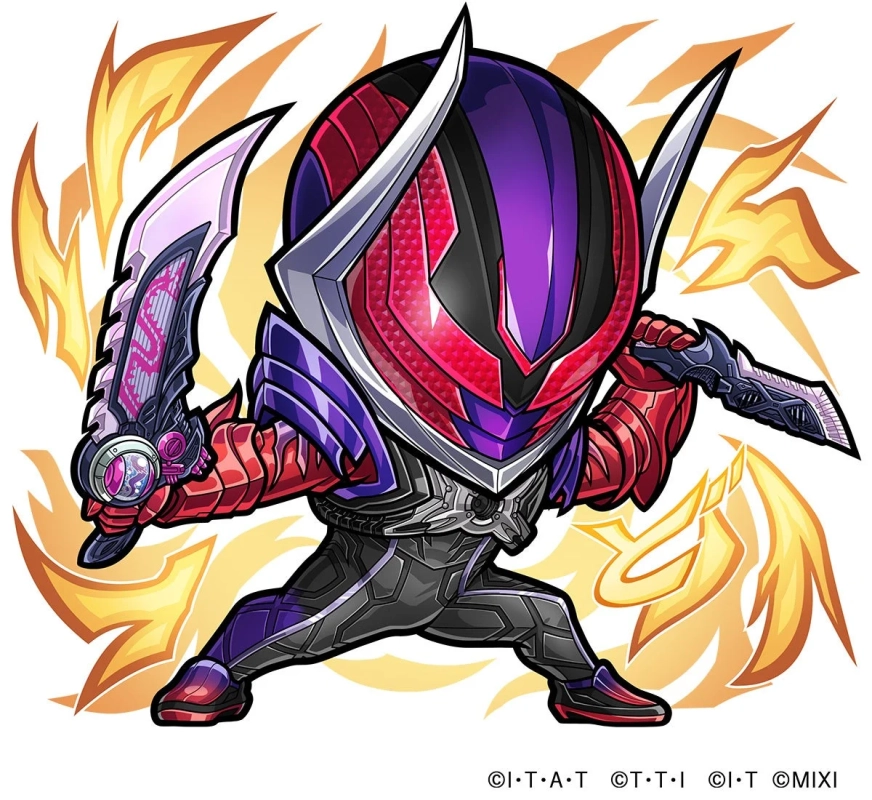 赤紫黒の仮面ライダー
