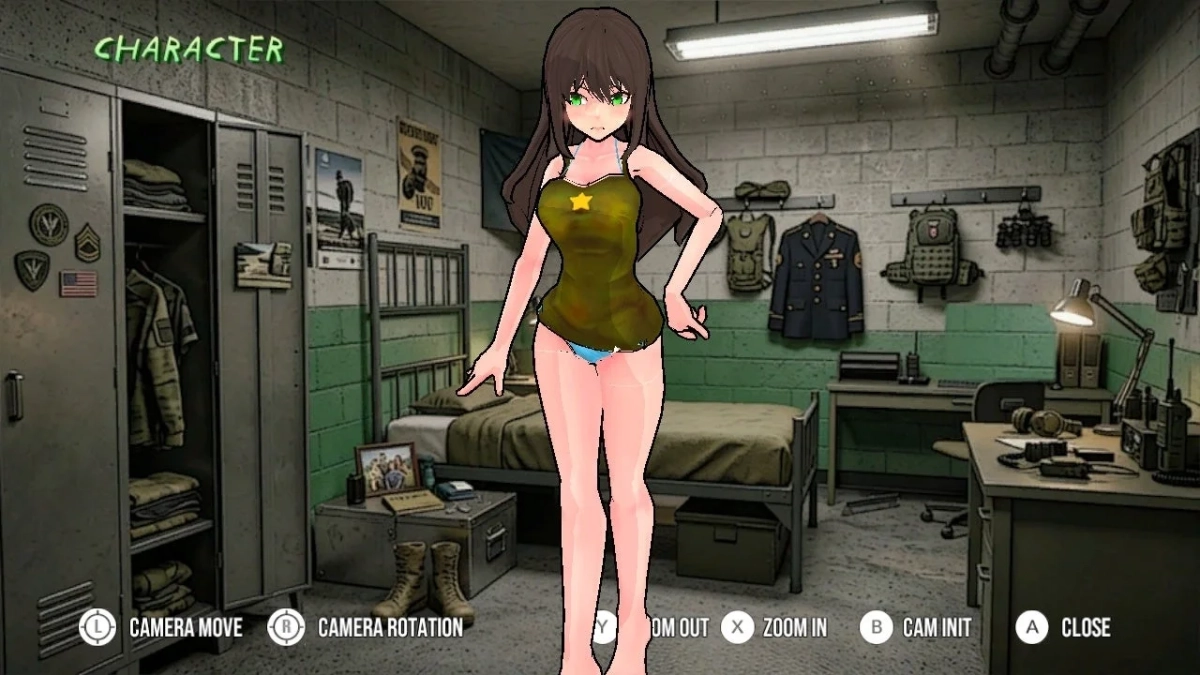 キャラクターカスタマイズ画面