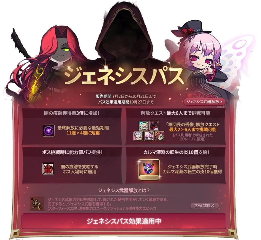 ジェネシスパスUI