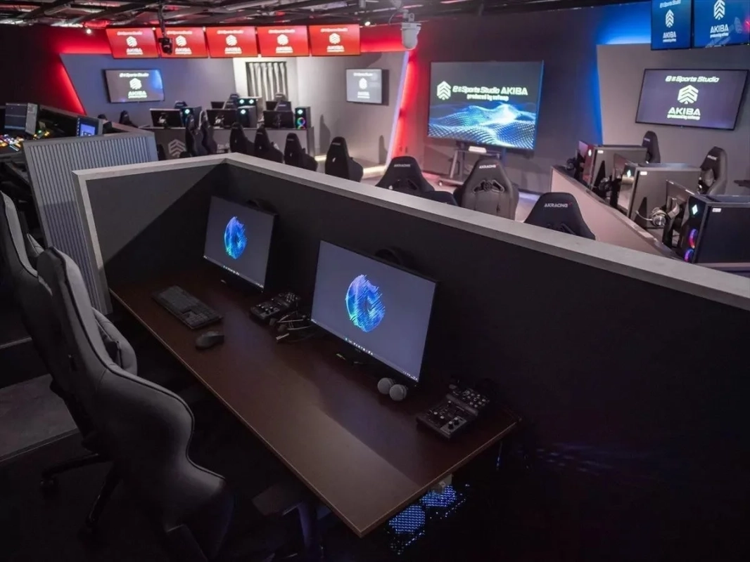 eSports Studio AKIBAの内部