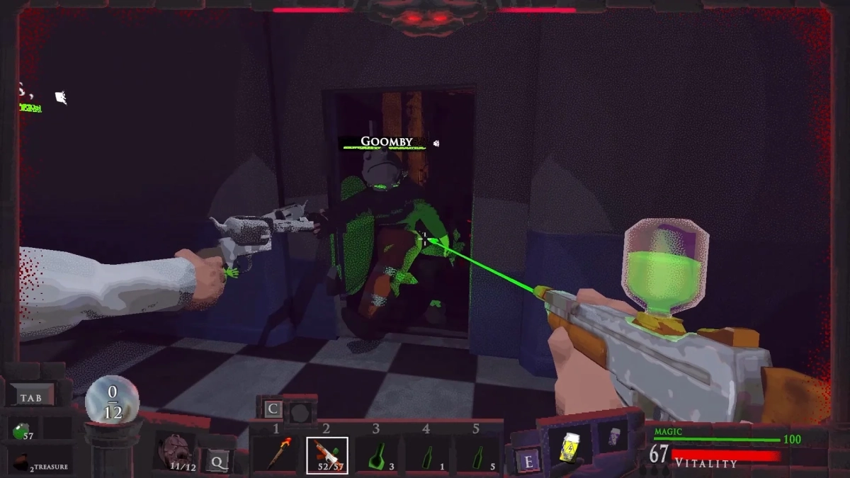 Vision Quenchのゲームプレイ画面1
