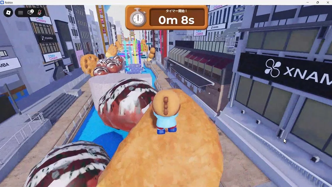 Robloxのゲーム画面