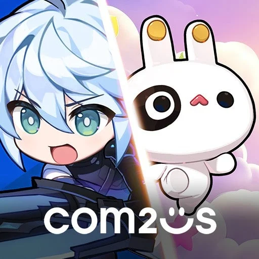 com2usロゴとキャラクター