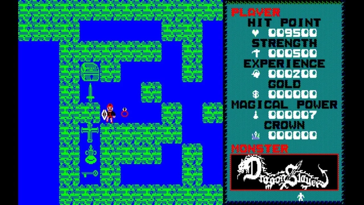 ゲーム画面：ダンジョン
