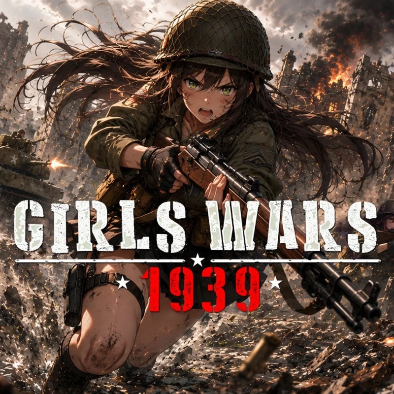 プロローグのキービジュアル、都市の少女