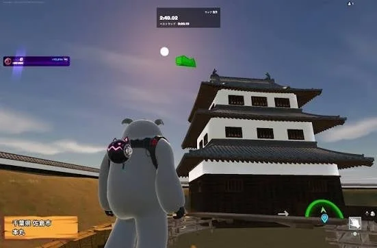 バーチャル空間の城郭