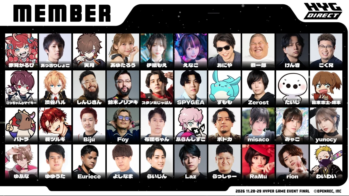 出演者リスト