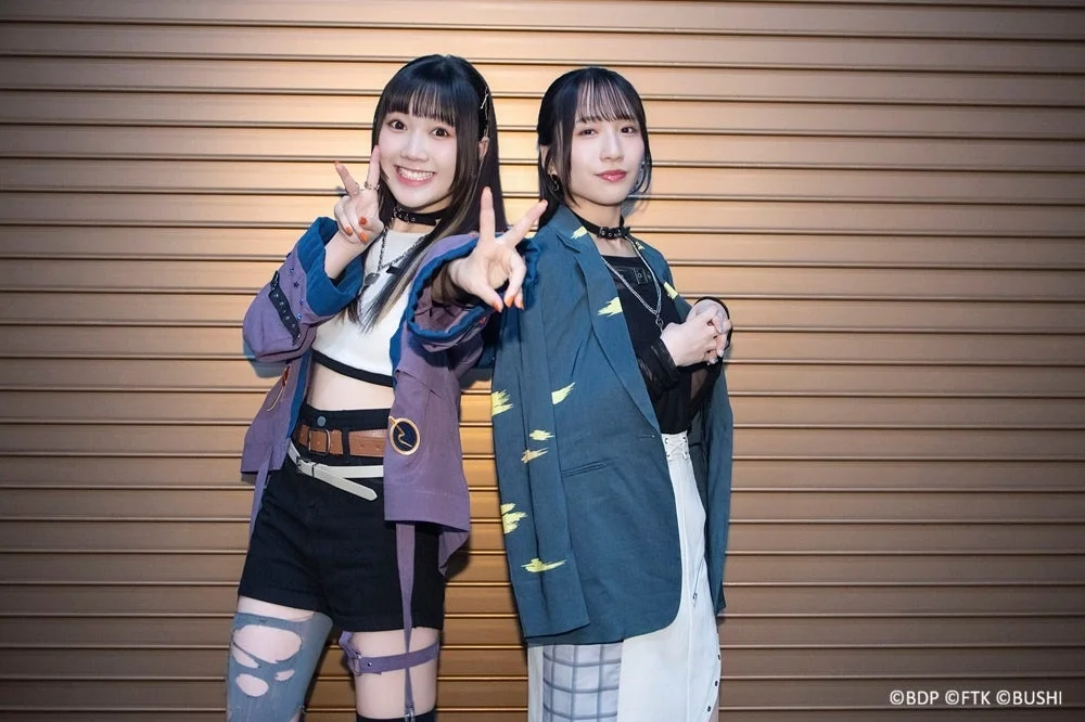 一家Dumb Rock! Gt.＆Vo. 須賀蕾叶役 橘めい、Gt.＆Vo. 馬橋心玖役 涼泉桜花