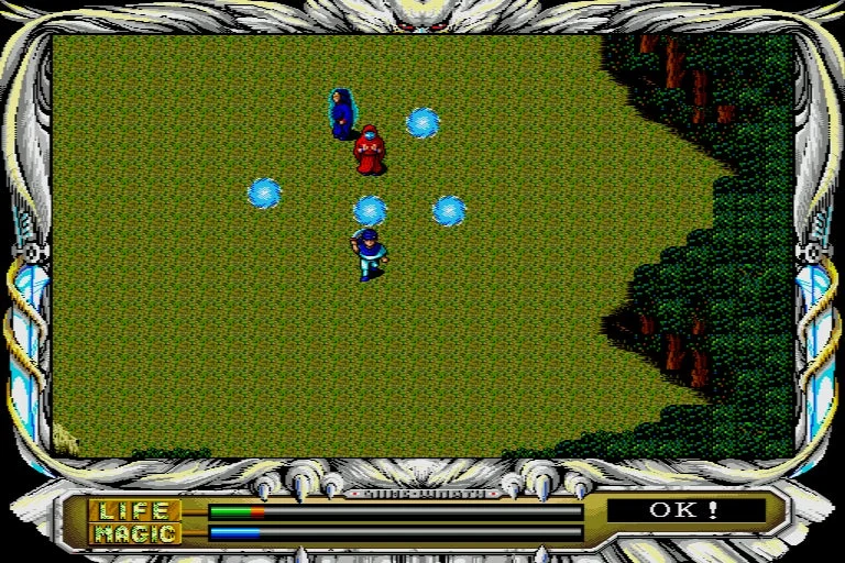 ゲームプレイ画面(フィールド)