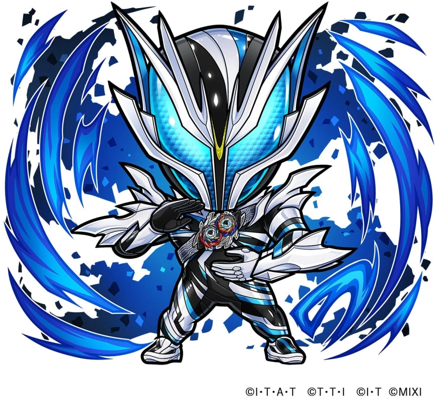 青と白の仮面ライダー