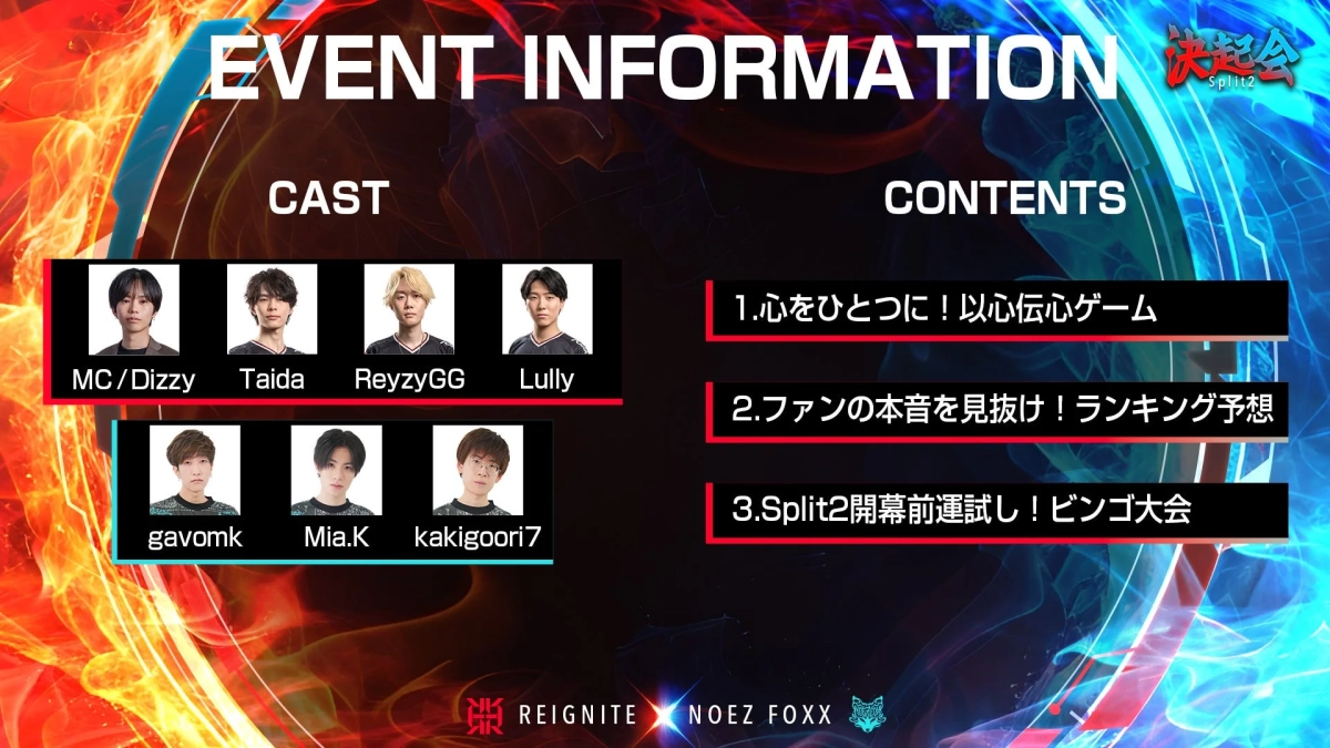 決起会 Split2のイベント情報
