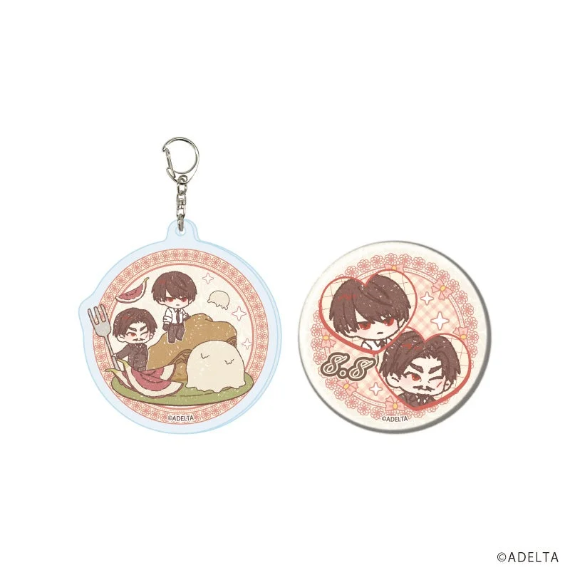 アクリルキーホルダー&缶バッジセット