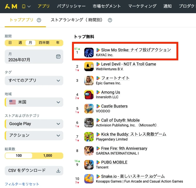 アプリランキング,Google Play,無料アプリ,アクションゲーム