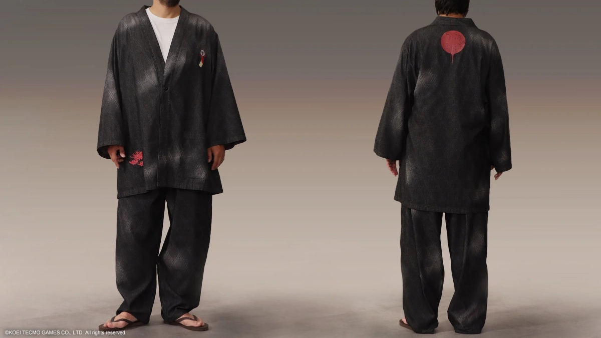 作務衣の全身着用イメージ