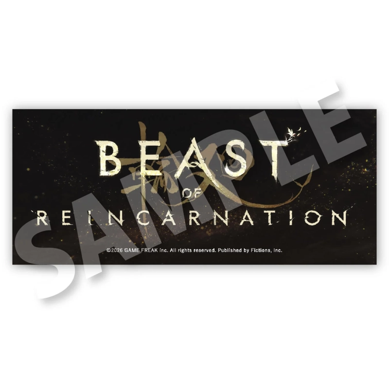 黒い背景に金色の文字で「BEAST OF REINCARNATION」と書かれたゲームタイトルのロゴ画像