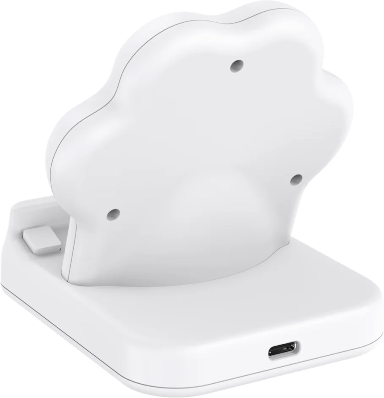白い肉球型の充電スタンド