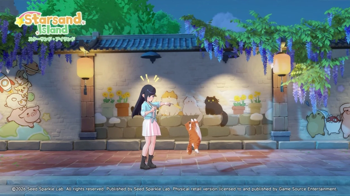 壁の猫と少女