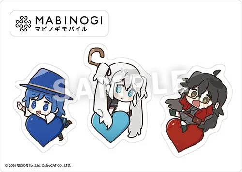マビノギモバイルのオリジナルステッカー