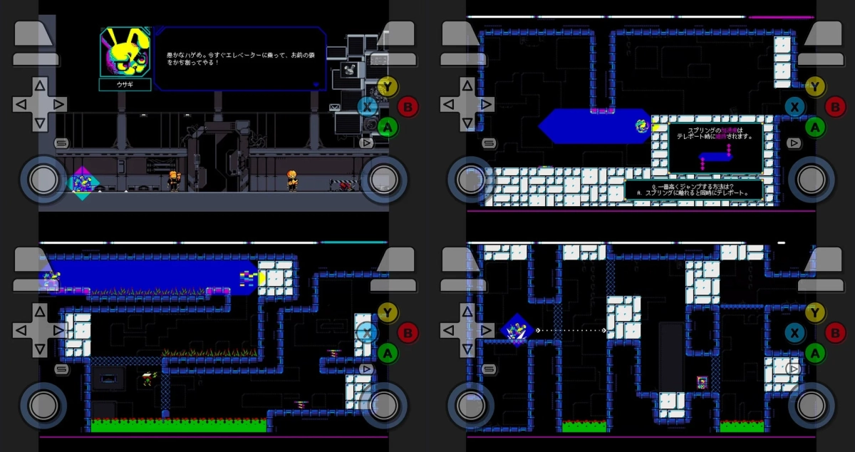 Telebbitのゲームプレイ画面