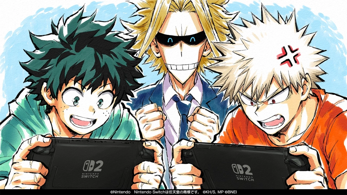 僕のヒーローアカデミア,ヒロアカ,緑谷出久,爆豪勝己,オールマイト,アニメ,漫画,ゲーム,ニンテンドースイッチ,イラスト,少年漫画