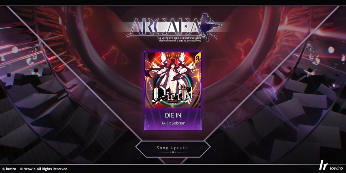 Arcaea 楽曲アップデート "DIE IN"