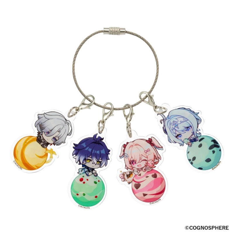 イルーガ・フリンズ・リンネア・オデット アクリルキーホルダーセット