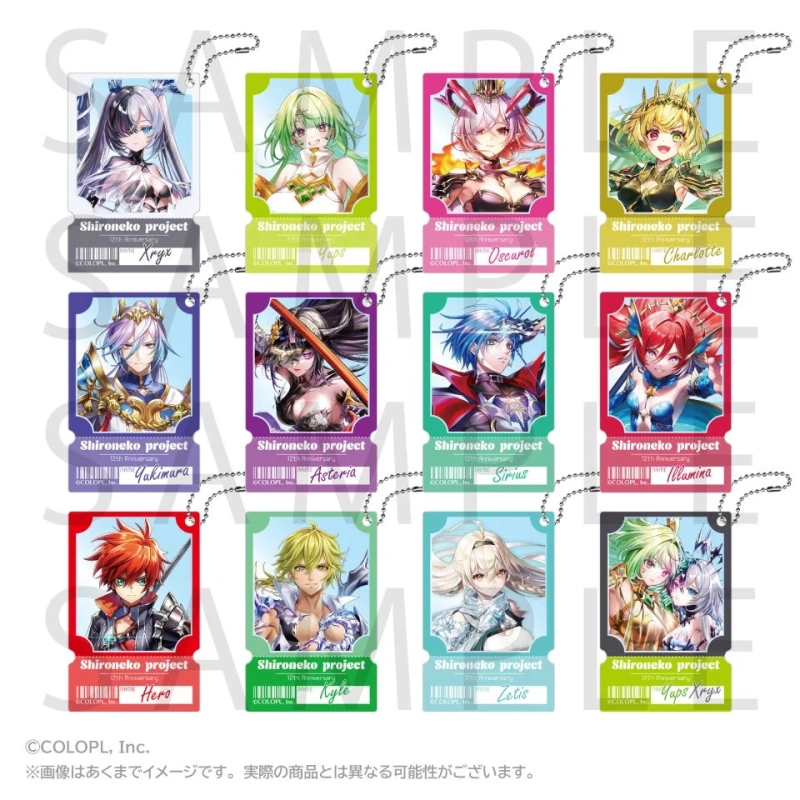トレーディングアクリルキーホルダー(12周年Ver.)A