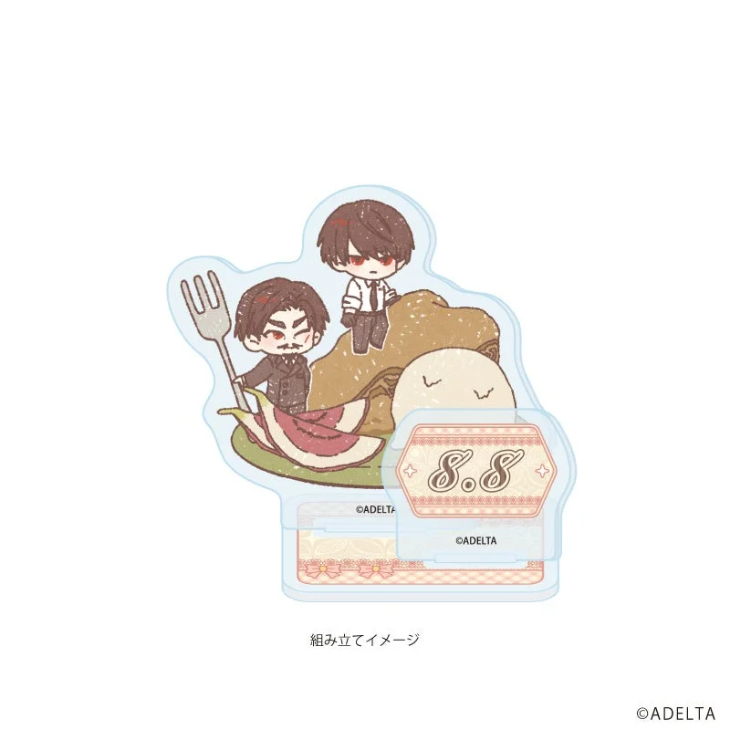アクリルスタンドプレート 組み立てイメージ