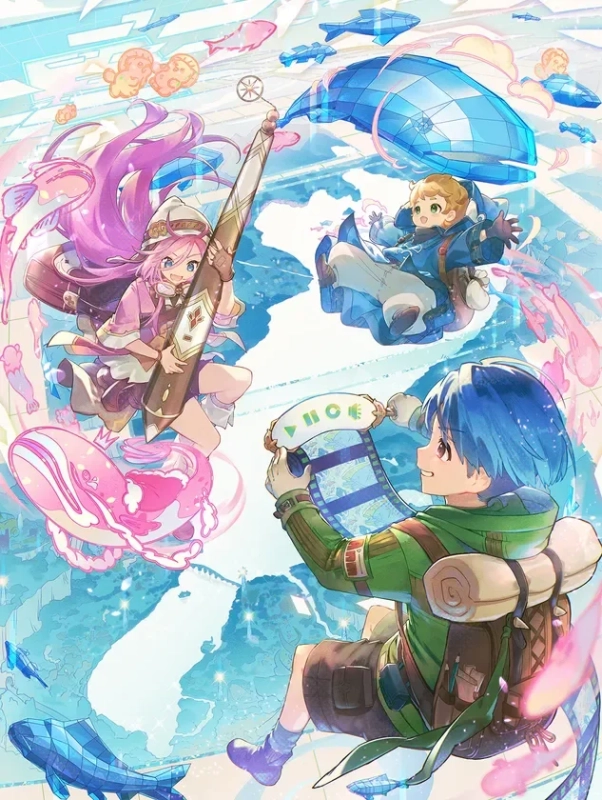 成安造形大学 ゲーム・アニメーション領域 広報用イラスト