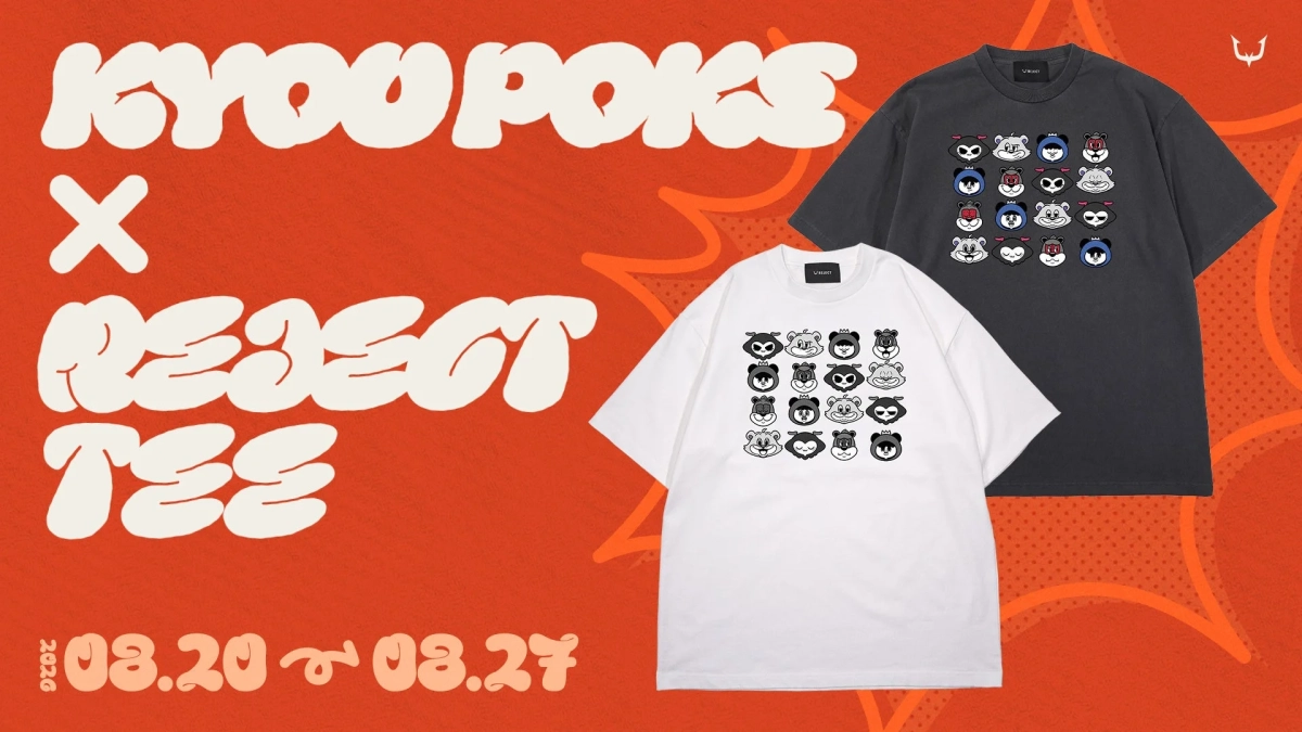 KYOUPOKE×REJECT TEE
