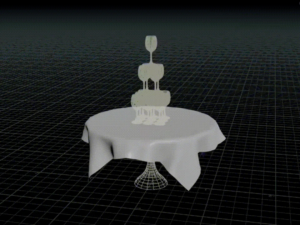 3Dワイヤーフレームモデル