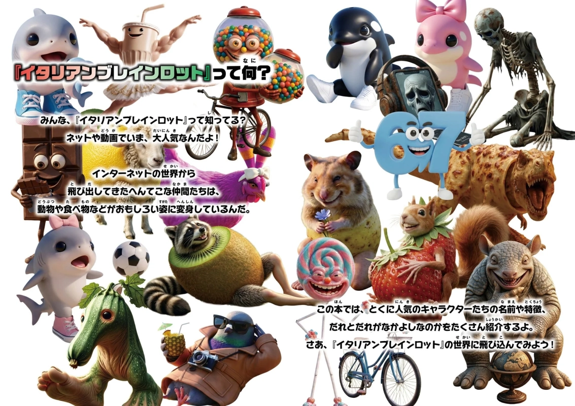 キャラクター大集合ブックの紹介ページ