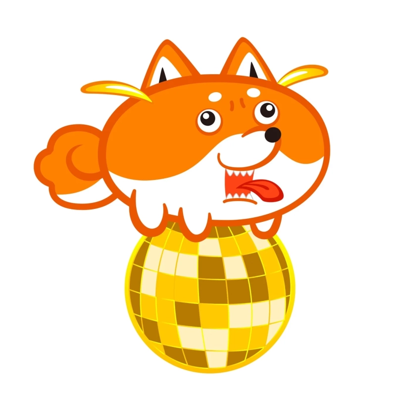 マツ犬役のイラスト