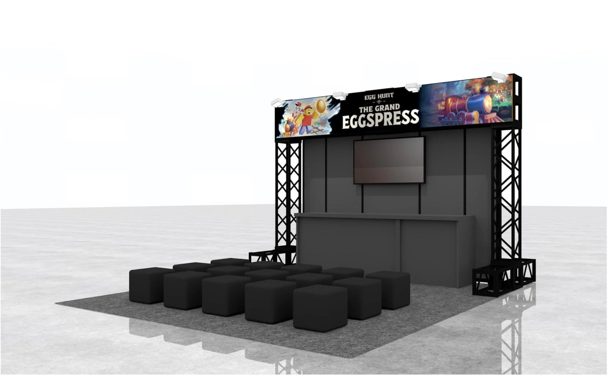 Egg Hunt 2026: The Grand Eggspress ブース