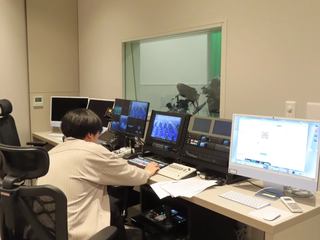 学生スタッフ配信・スタジオ技術