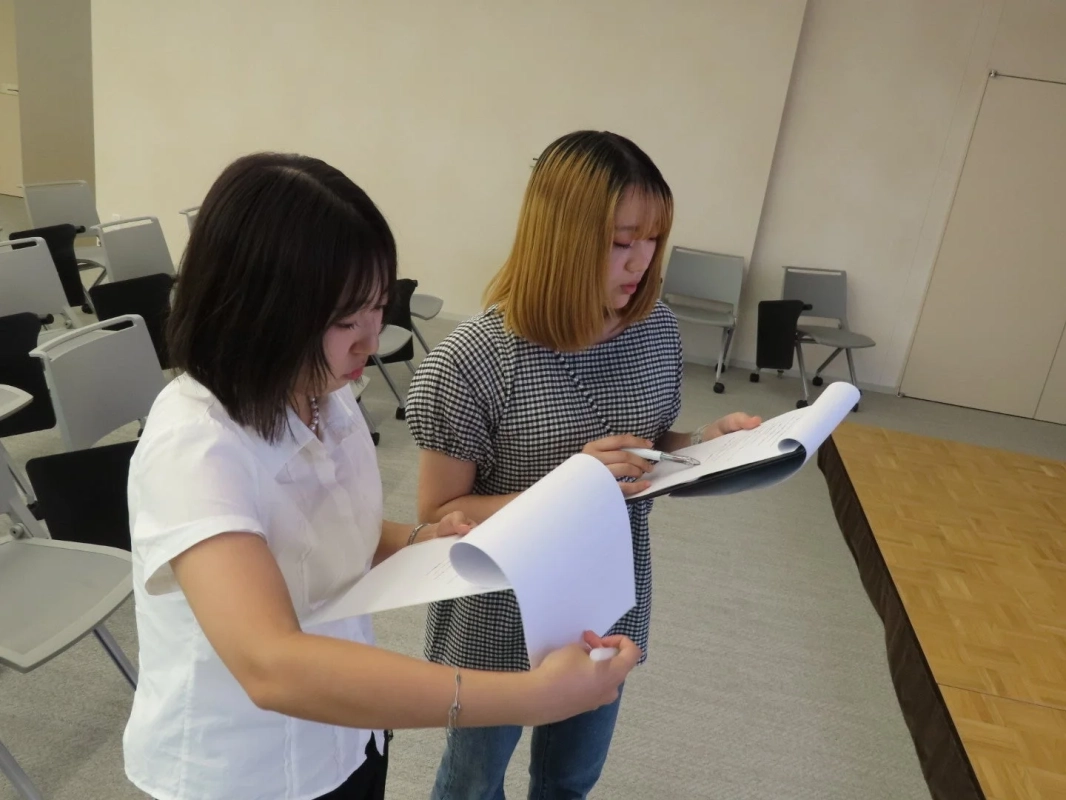 学生スタッフ打ち合わせ