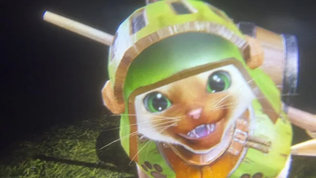 可愛らしい猫のようなゲームキャラクター