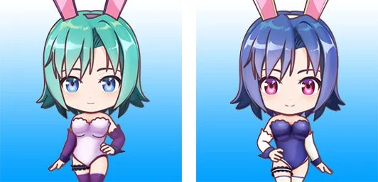 ちびキャラバニーガール