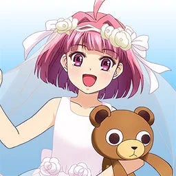 ウェディングドレス少女