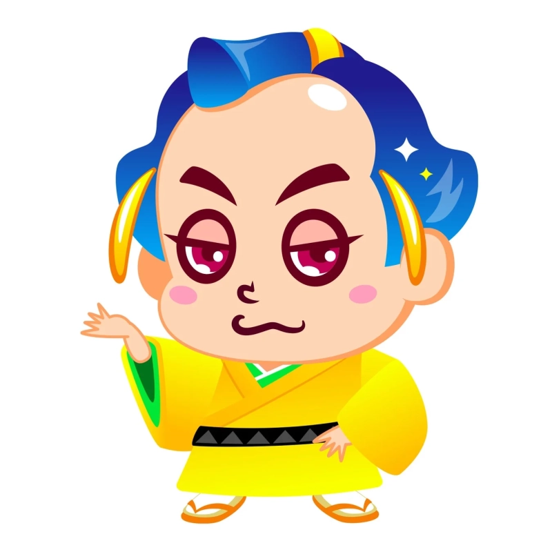 マツケン役のイラスト
