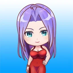 ちびキャラ女性