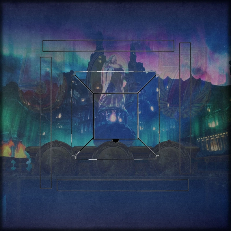 オーロラ演出卓背景